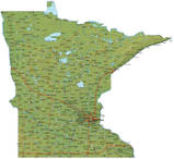 Here is the map of Minnesota state for print or download.