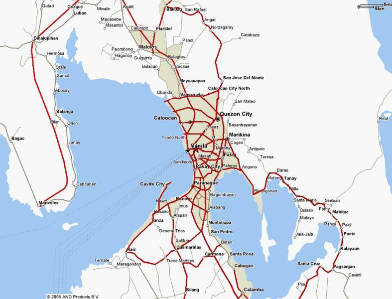 Another basic road map of Metro Manila.